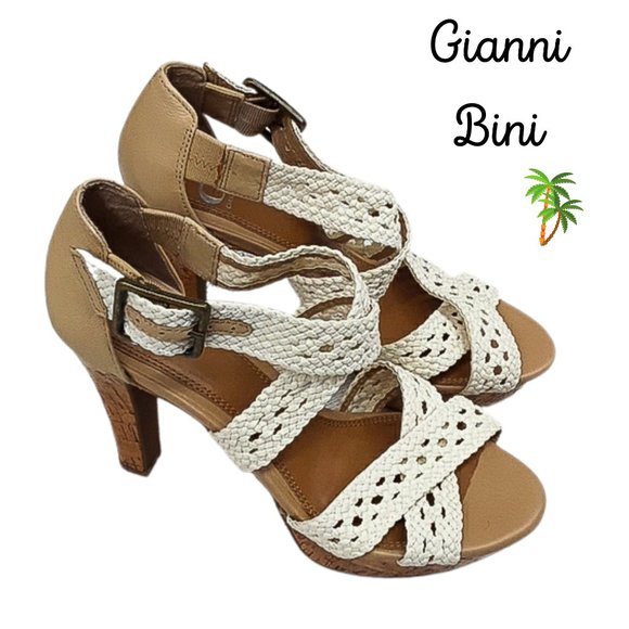 Gianni Bini Shoes - GIANNI BINI Stiletto Leather Summer Sandals